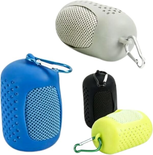 Cooling Towels Soft Breathable Neck & Face [4 Pack] - Quick Dry  Sweat Towel for Yoga, Gym, Hiking, Running, Golf, Sports & Outdoor for Men & Women (30x80 cm)