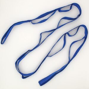 Static Stretch Strap | | Perfect for Yoga, Pilates, and Physical Therapy | Flexibility and Range of Motion Tool | Blue