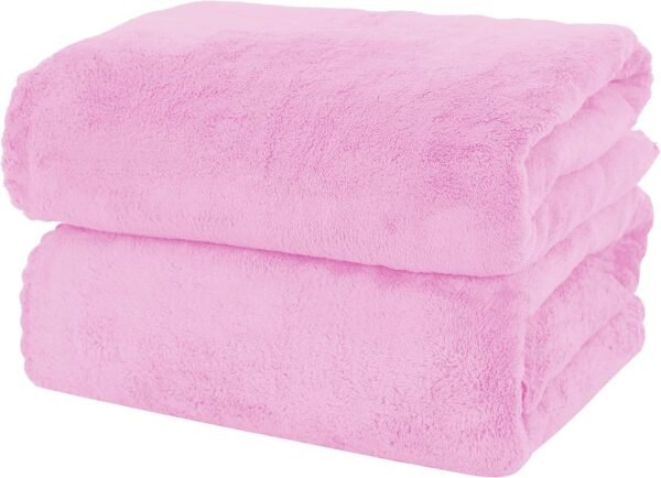 2 Pack Premium Bath Towel Set - Quick Drying -  Coral Velvet Highly Absorbent Towels - Multipurpose Use as Bath Fitness, Bathroom, Shower, Sports, Yoga Towel (Frozen ry)